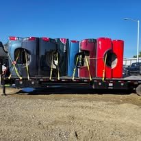 Red and Colored Truck Beds